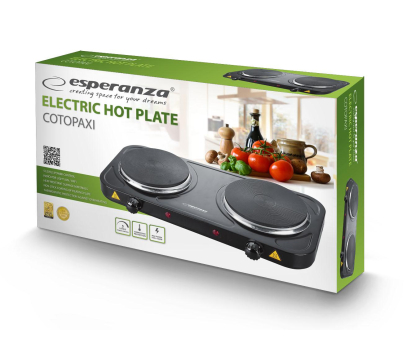 Kuchenka elektryczna Esperanza Kuchenka elektryczna Cotopaxi czarna